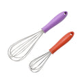 Food Grade Eco-Friendly Stainless Steel Egg Whisk PP Handle Durable Egg Beater for Home Kitchen Easy Whisk Egg Whites/Double