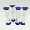 Blue Color Plastic Art Deco Design Eco-Friendly Portable Durable 5-Minute Sand Timer Hourglass for Back to School