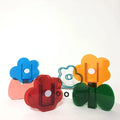 Dropship Acrylic Flower Vase Colorful Modern Contemporary Design Floral Container Decoration for Home Office