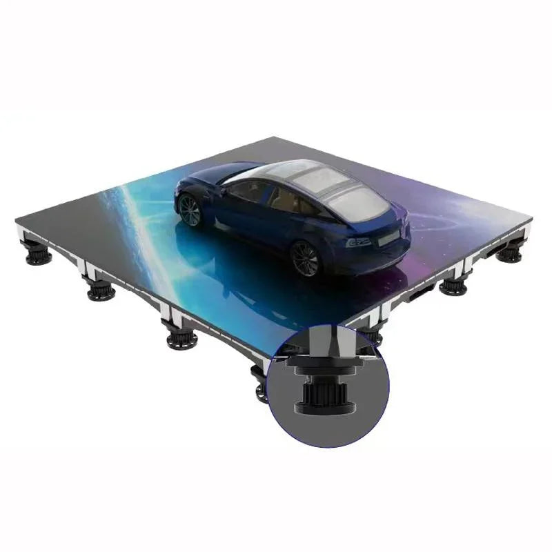 Indoor TV Studios Gym Virtual 3D Interactive Led Dance Floor Standing Display Waterproof High Quality P4.81 Led Display Screen