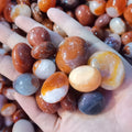 Wholesale Fortune Feng Shui Red Agate Natural Raw Gemstones Rough Stones Healing Stones