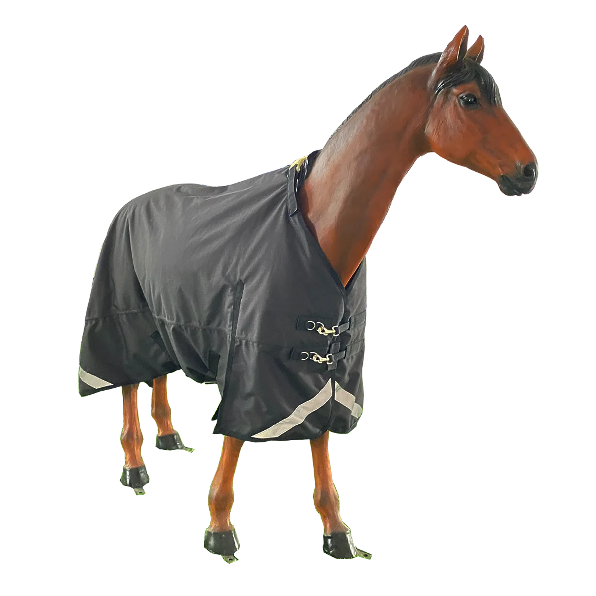 Factory Wholesale Winter Waterproof Equine Horse Equestrian Fly Blankets Breathable  Black Horse Blankets