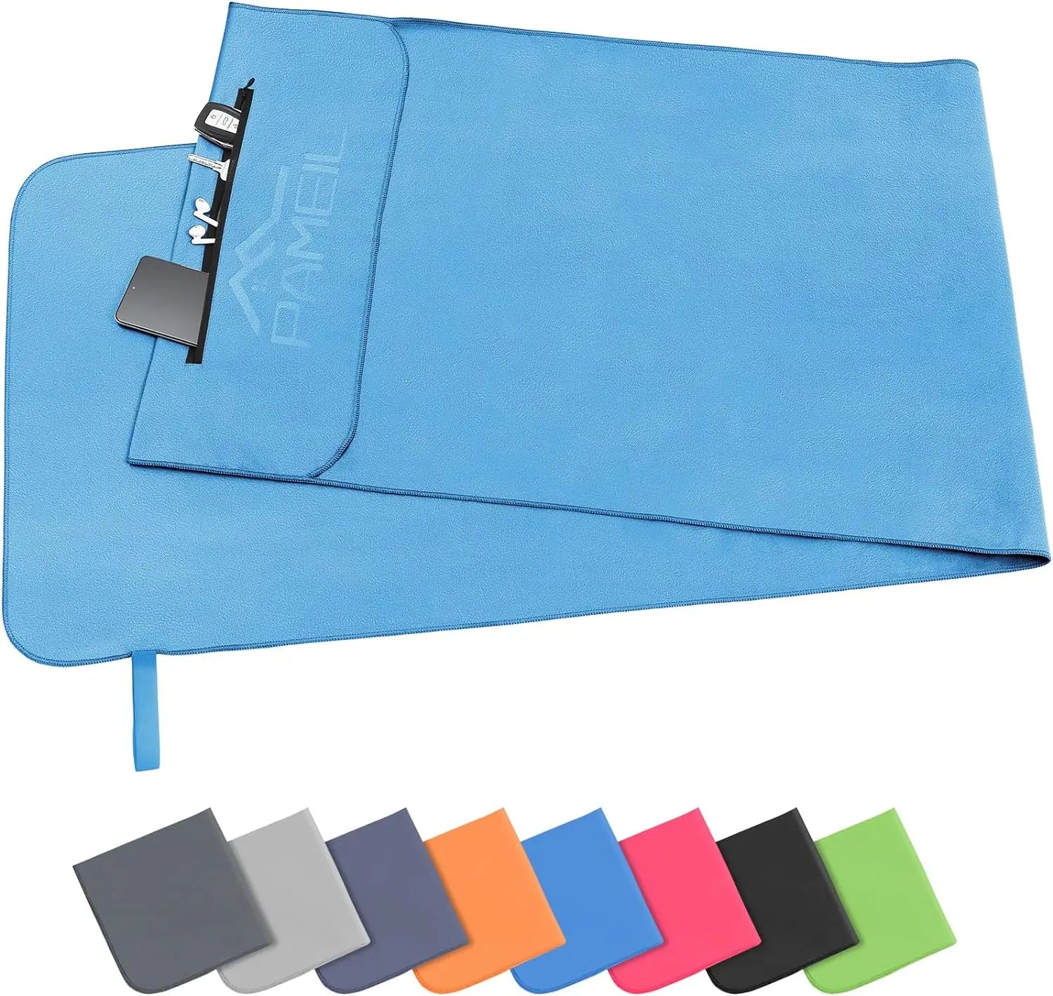 Microfiber Yoga Hand Gym Suede Towels Print Logo Adult Sportswear Rectangle Sports Mat Sports Towel