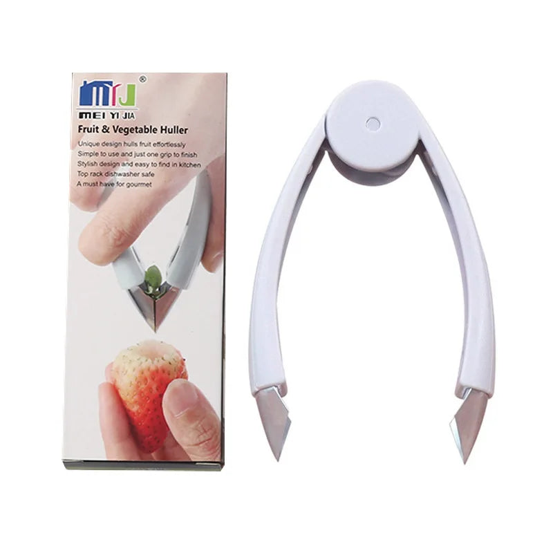Useful Pineapple Eye Peeler Knife Stainless Steel Peeling Strawberry Hullers Gouging Clip Fruit Tool Clip Household New