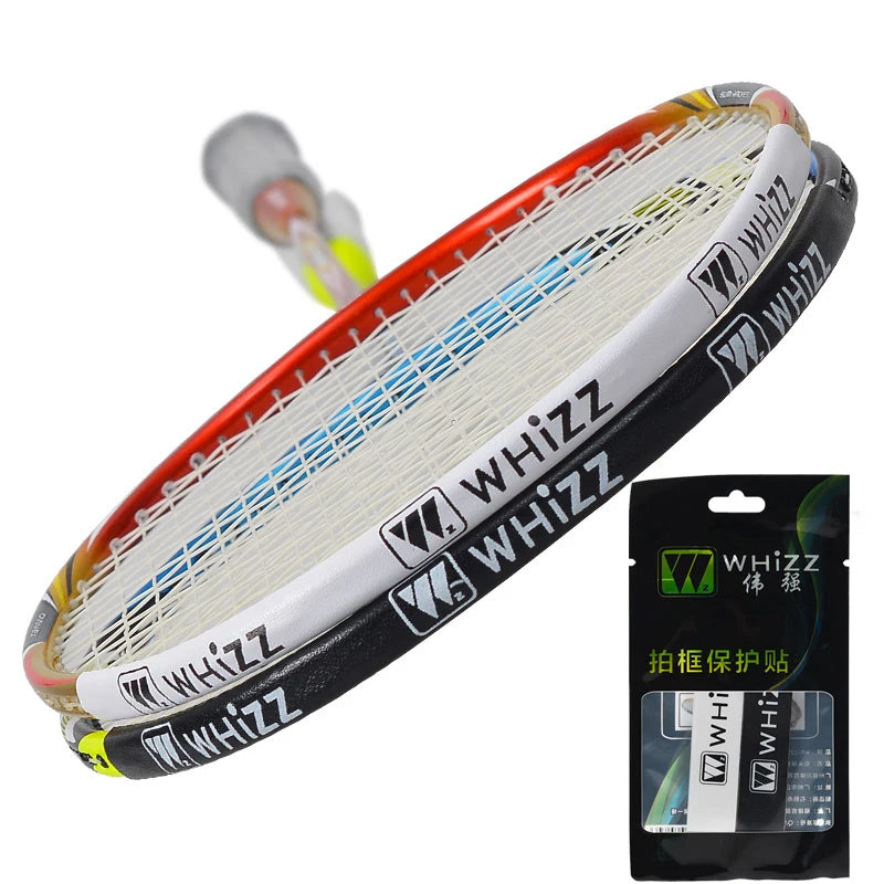 New Invention Product Launch Whizz Badminton Racket Head Protector Tape Black Color 2pcs/bag Tape