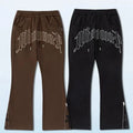 Clothing Manufacturers Custom Unisex Flared Sweatpants Oversized Flare Track Pant Men Jogger Sweat Pants Men Flare Sweatpants
