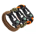 Outdoor Multifunctional Survival Rope Braided Bracelet Watch