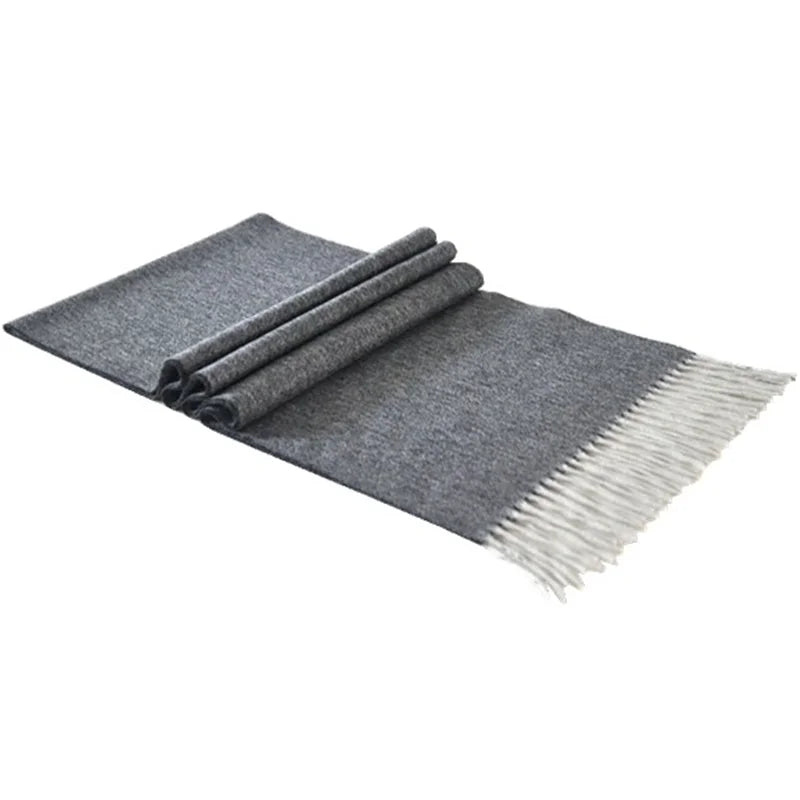 BLUE PHOENIX Nordic Scarves 50 Cashmere 50 Wool Herringbone Exquisite Scarf for Men Wholesale Hijab Winter Custom Luxury