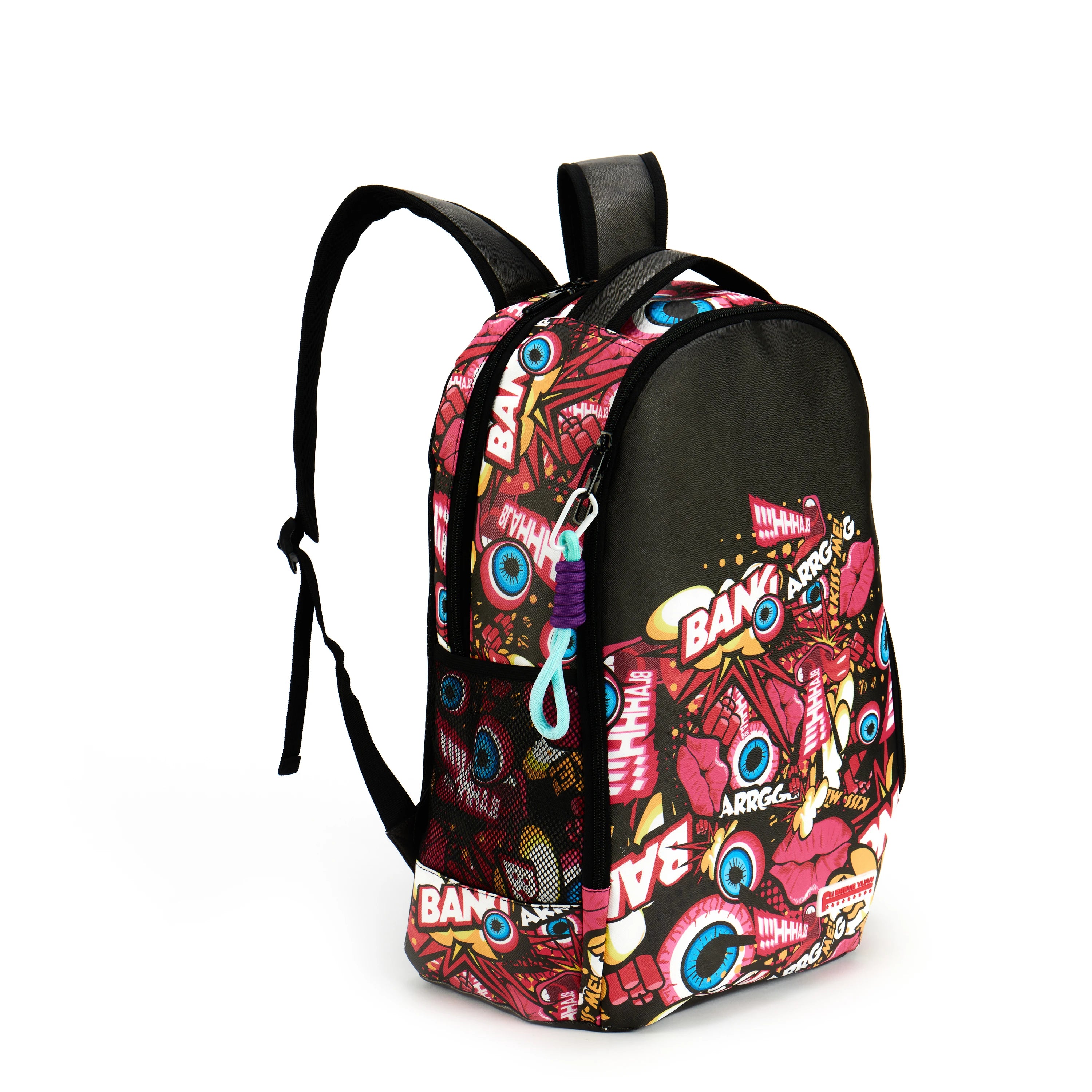 Waterproof Polyester Casual Hip-Hop Backpack Personalized Student School Backpack Big Kids Youth Sublimate Printed Schoolbags