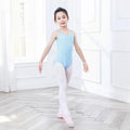 Children Sleeveless Cotton Ballet Leotards Kids Cross Back Closed Crotch Dance Leotard