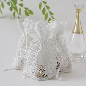 Hot Lace Cosmetic Bag Drawstring Pouch Lovely Candy Storage Pouch Small Gift Bags for Wedding