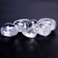 DIY Gemstone Amethyst Crystal Healing  Heart Carving Stone Carving Heart Obsidian Crystal Opalite Glass