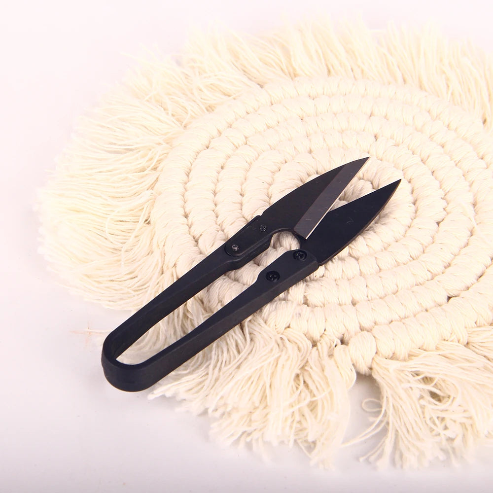 Professional U-Shape Sewing Scissors Precision Thread Cutter for Embroidery Quilting Tailoring Snips Craft Fabric Cutting Tool