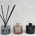 Ready to Ship Amber Glass Bottle 150ml air Freshener Reed Diffuser Bottle with Packaging and Reed Sticks