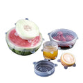 Multifunctional Food-Grade Silicone Smiley Face Cover Stretchable Bowl Dust and Seal Cover for Kitchen Utensil or Baby Supplies