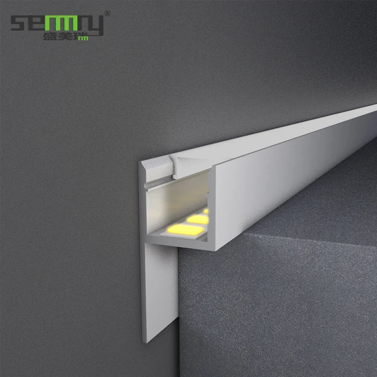 Led Strip Light bar Edge protection Aluminum Snap Wall Decorate Tile Trim Ceramic Tile Trim Strips
