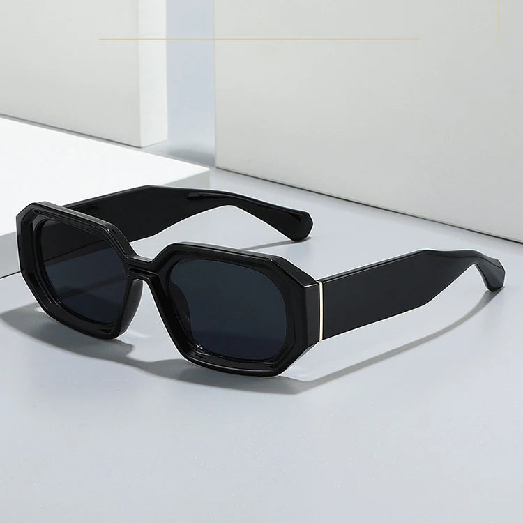 UV400 Men Trending Sun Glasses Fashion Polygon Square Candy Color Women Sunglasses Retro Gradient Shades