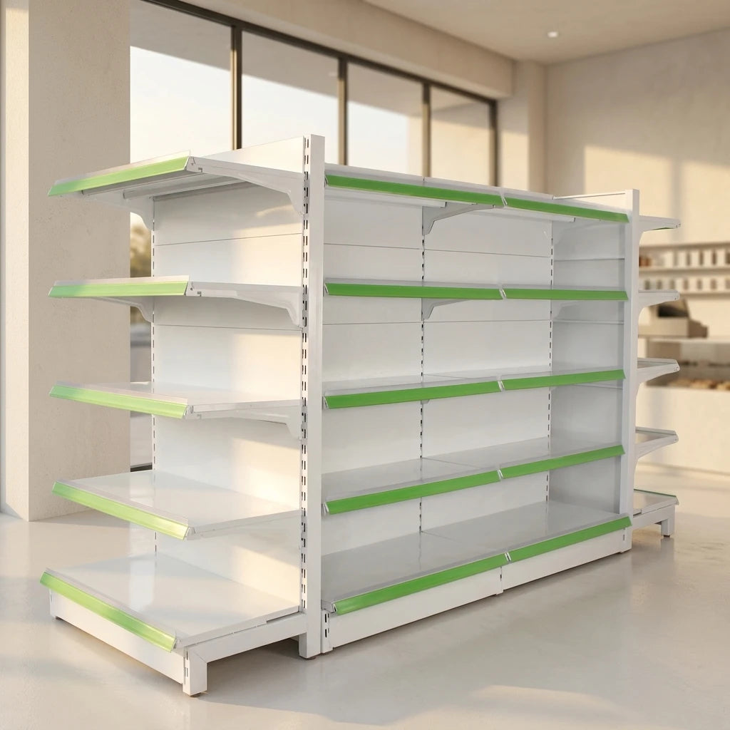 Good Price Metal Light Duty Storage Rack Grocery Store Retail Display Stand Racks Gondola Shelving Supermarket Shelf for Sale MegaBDM