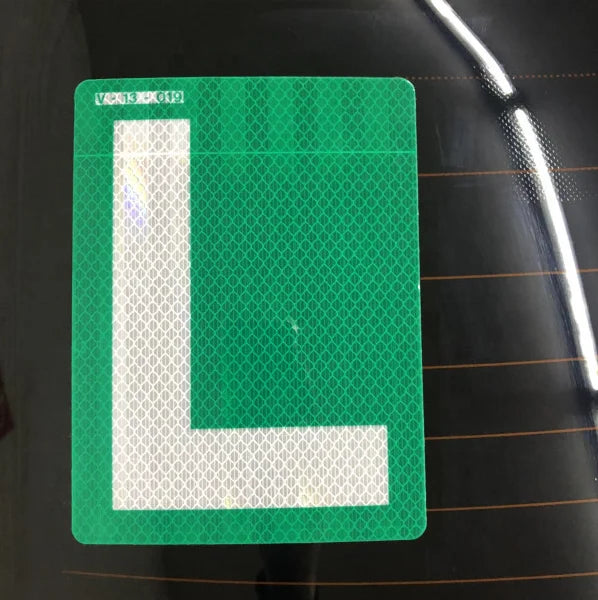 Spain V-13-019 Pegatina Novato En La Carretera L Reflective Warning Novice on the Road L Sticker