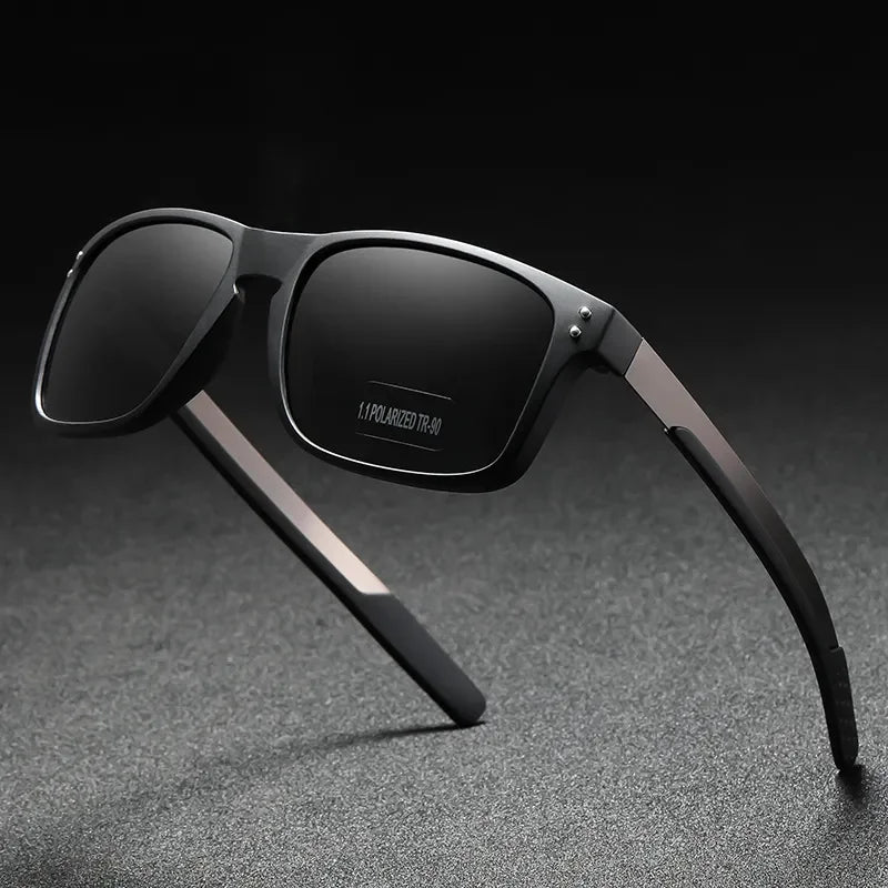 Hot Selling Custom Logo Sport Driving Men Polarized Square Sunglasses