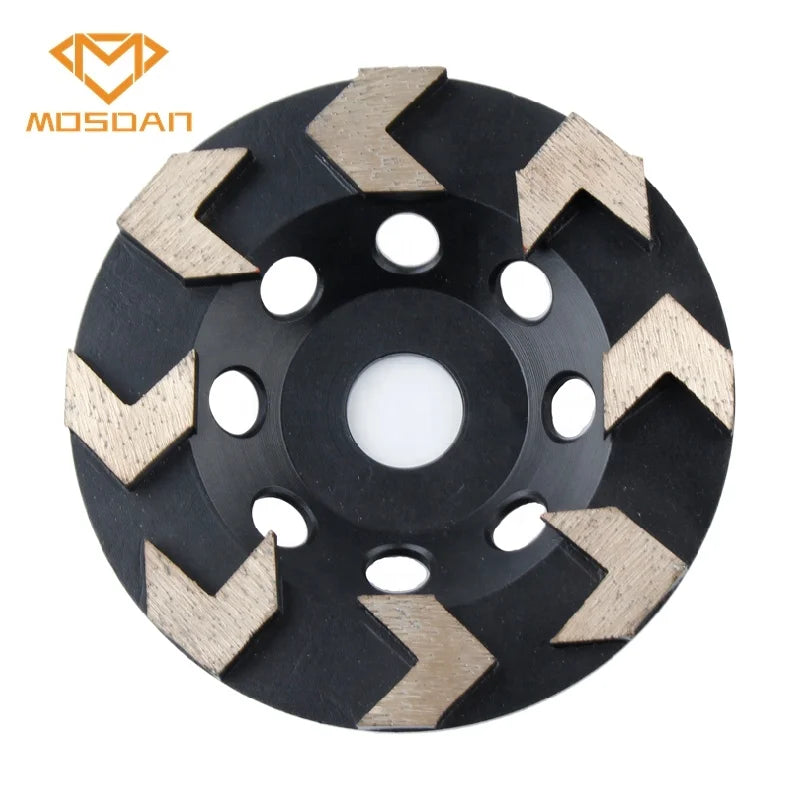 5 Inch 125 mm 8 Arrows Diamond Grinding Wheel Disc 22.23 M14 5/8''-11 Arbor Holes