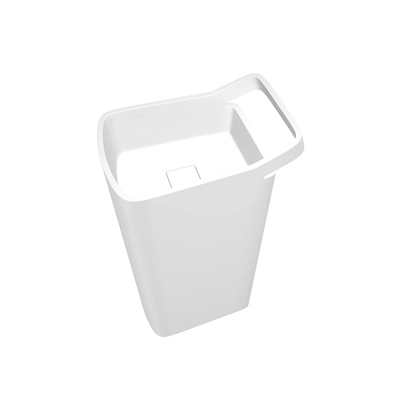 Modern Style Unique Stone Resin Freestanding Pedestal Sinks Polished Eco-Friendly Hand Wash Basins for Home Hotel Bathroom Use