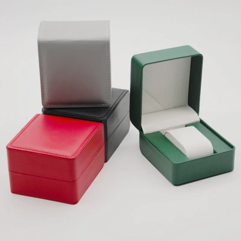 Handmade Simple Leather Watch Box Versatile Beautiful Gift Box to Match Watch Storage MDF Case