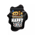 Heat Seal Logo Direct Print Black Ziplock Matte Special Soft Touch Shape 3.5 Packaging Printed Custom Die Cut Mylar Bags