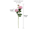 2024 Artificial Ranunculus Core-spun Western Rose 3 Heads Peony Simulation Home Decoration Wedding Silk Flowers