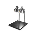 Marble Base Gold Preservation Food Heat Lamp Preservation Lamp Double Head Insulation Food Heating Lamps for Event Catering