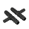 Outer Diameter 20mm to 16mm Plastic Barbed Reducing Tee Irrigation Fittings Joint Hose 3 Way Coupling Adapter