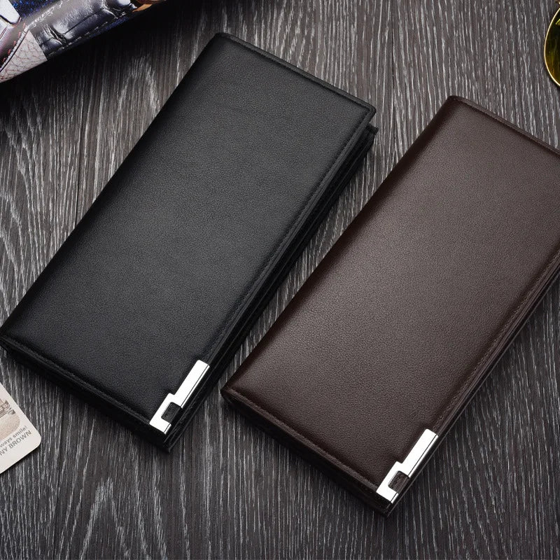2022 Wholesale Long Business Men's Youth Fashion Wallet Multifunctional Wallet Leather for Men