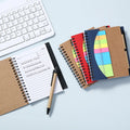 Custom Advertising Note Paper logo Convenience Stickers Combination Kraft Paper Notebook Insert Pen Note Stickers