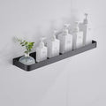 Modern Corner Wall-Mounted Self-Adhesive Metal Floating Cosmetic Storage Rack Rectangular Bathroom Shelf Urban Kitchen Bathroom