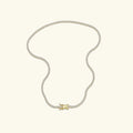 FUAMAY OEM ODM Brand Dainty 2mm Silver S925 Zirconia Tennis Necklace Fine 2MM CZ Tennis Choker Necklaces for Woman and Girls