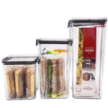 Food Sealed Cans Grain Plastic Storage Transparent Kitchen Flour Dry Food Tea Grain Pickled Vegetable Storage Jar