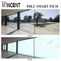 WINCENT Smart Switchable PDLC Privacy Film-Eco-Friendly Self-Adhesive Electric Film with Custom Sizes for Home & Commercial Use