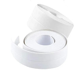 Home Kitchen Bathroom PVC Acrylic Bathtub Corner Sealing Tape White Sink Crack Strip Double Sided Waterproof Mold Seal Tape