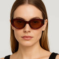 VSA25010 Vintage Acetate Women Eyewear Manufacturer Custom Wholesale UV Protection Fashion Sunglasses