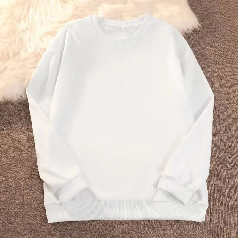 Wholesale Factory 210G Men Womens Crewneck Sweatshirt Cotton Polyester Plus Size Men's Hoodies for Unisex