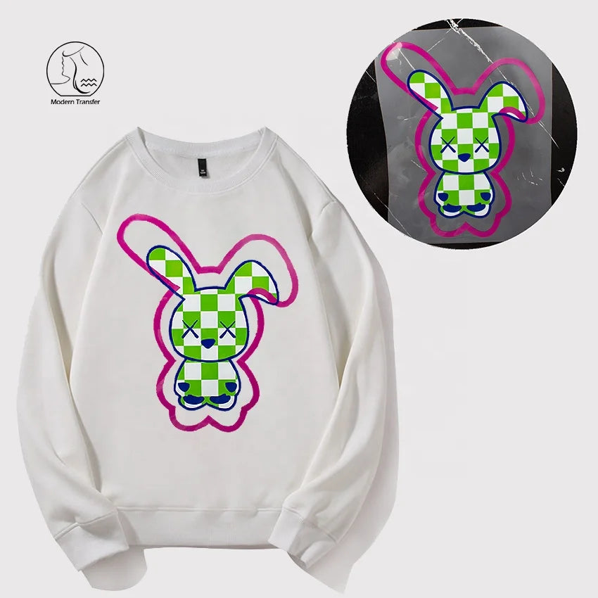 Yunshang Wholesale Custom Printing Cartoon Logo Plastisol Heat Transfer Labels for Clothes