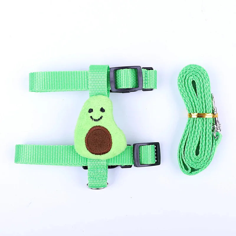 Wholesale Cute Nylon Small Animal Dong Rabbit Saddle Harness Leash