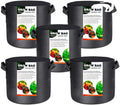 Fabric Pots 5 Gallon Non-woven Potato Planting Pot Felt Grow Bag for Garden Decor
