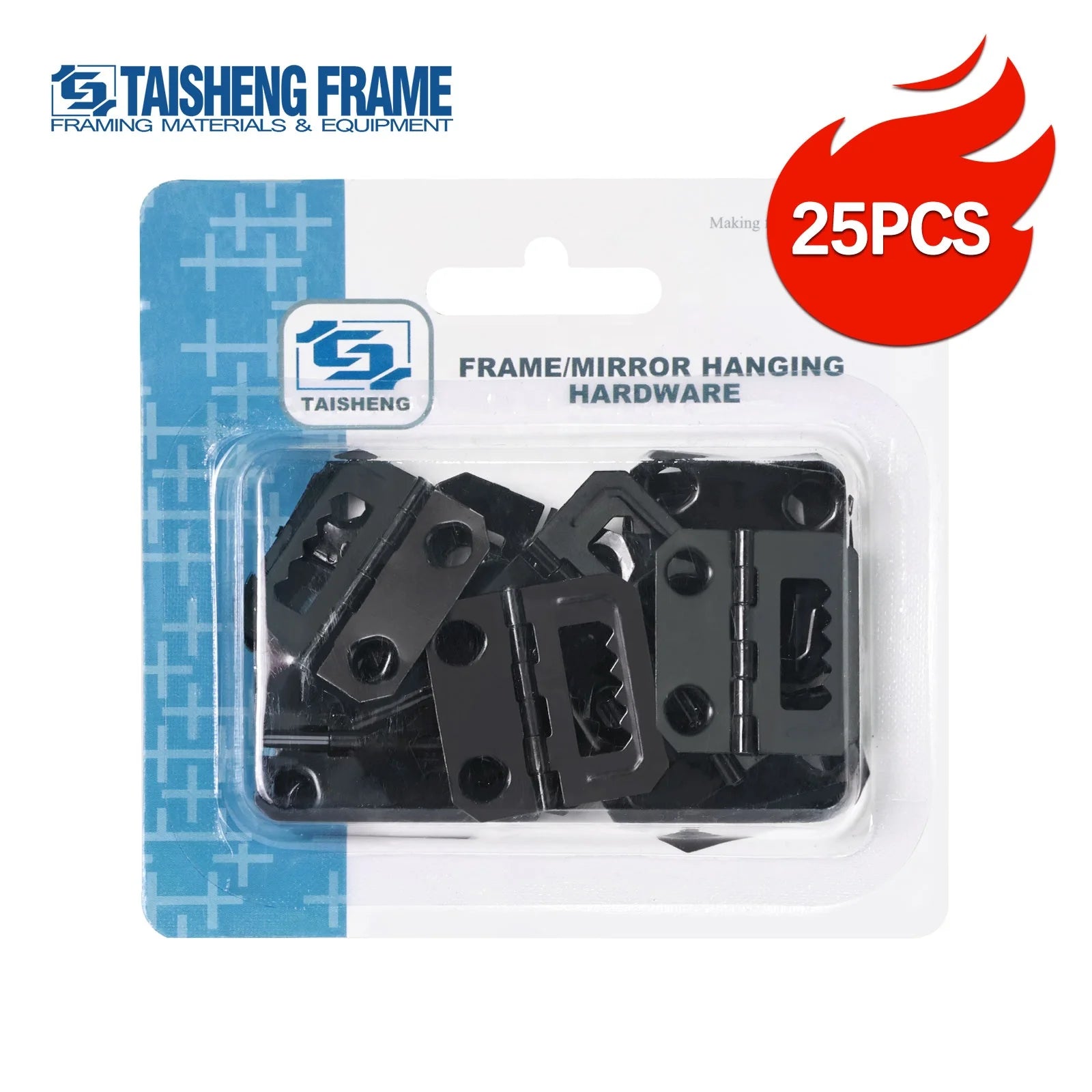 25PCS TS-K096 Hanger Set Picture Hanging KitHeavy Duty Picture Frame Hangers Hooks With NailsWall Photo Frame Hanging Hooks
