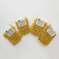 Korean Golden Thread Dish Towel Kitchen Non-stick Double-sided Dishwashing Pasteurized Cloth Mesh Brush Kitchen Scrubber