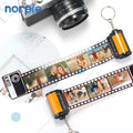 Personalized Photo Camera Roll Keychain Digital Film Roll Keychain Sublimation PET Plastic Loving Memory Camera Film Keychains