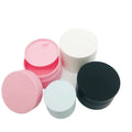 HOT Selling Cosmetic Container 5g 10g 15g  20ml 30g 50ml 100ml 250ml White pp Plastic Cream Jar with Silver Edge and Low Price