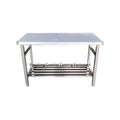 Custom Stainless Steel Resistant Corrosion Dining Hall Foldable Table Industrial Portable Kitchen Folding Work Table