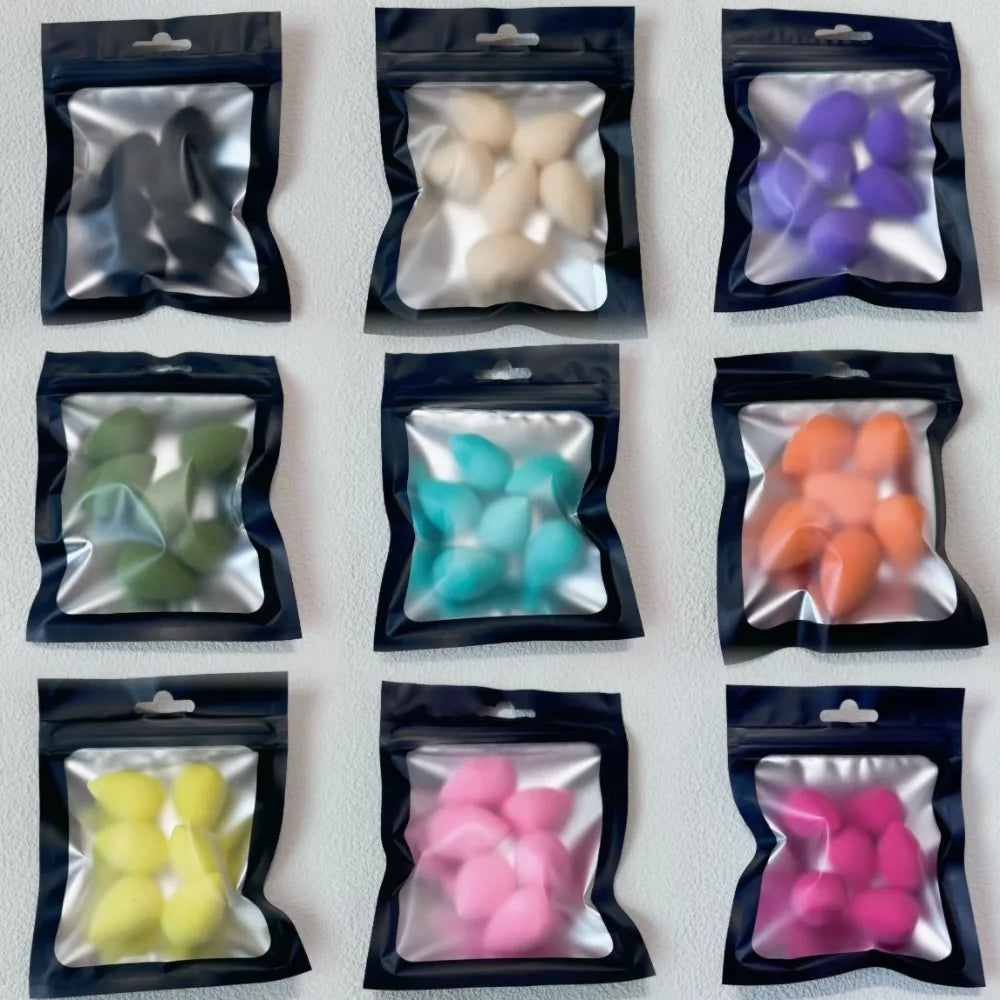 20*30mm Mini Waterdrop Makeup Sponge Washable Hydrophilic Polyurethane Portable Travel Wet/Dry Use Powder Makeup Puff