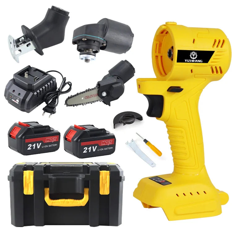 APTS 20V Multitool Set 3-in-1 Electric Power Tools with Brushless Motor Hand Tool Box with Hard Case All-in-One Cutting Machine